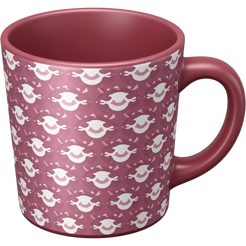 cup of coffee burgundy girly aesthetic emoji