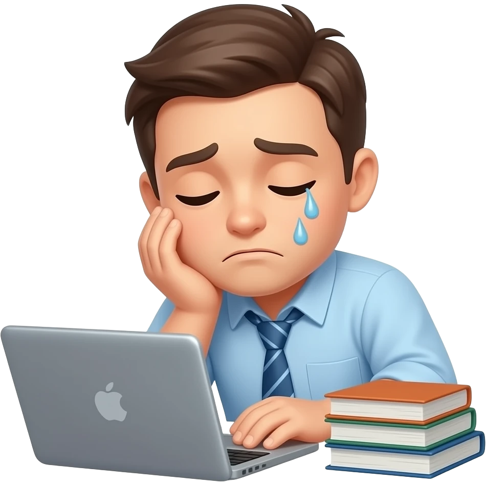 일하느라 바뻣고 집보느라 바빳고 잠 부족해서 힘들었고 emoji