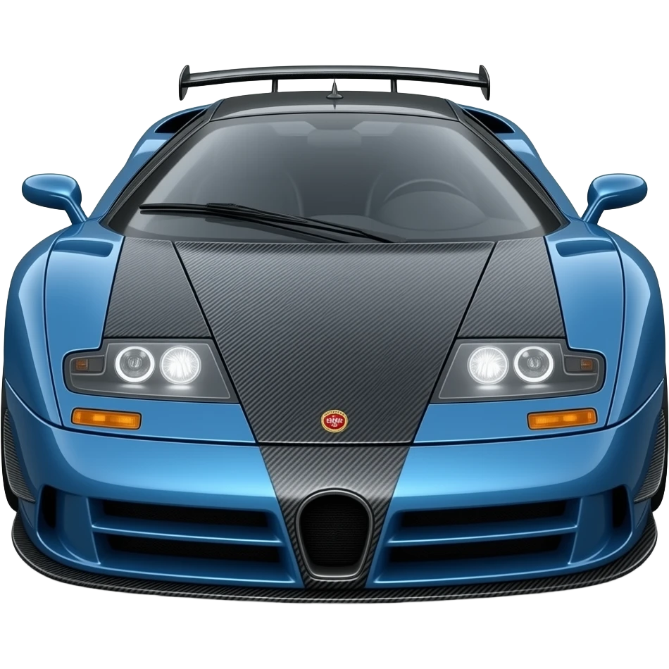 bugatti EB110, hyper realistic highly detailled emoji