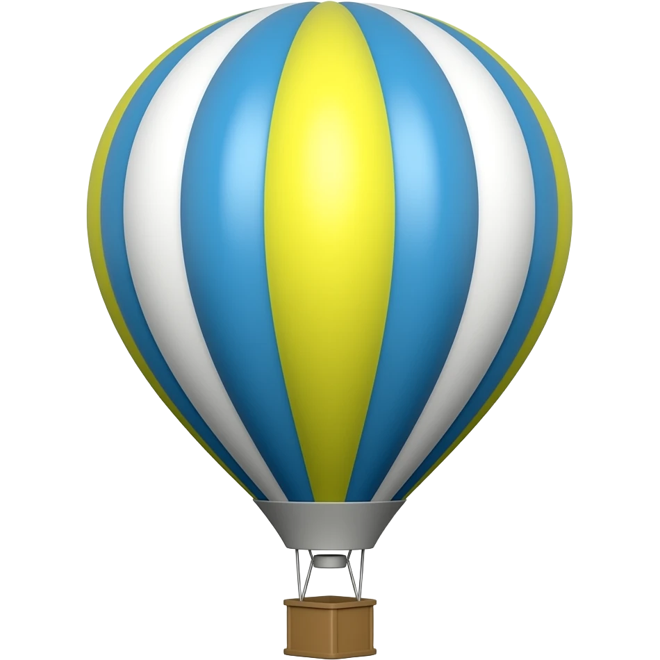 hot balloon emoji