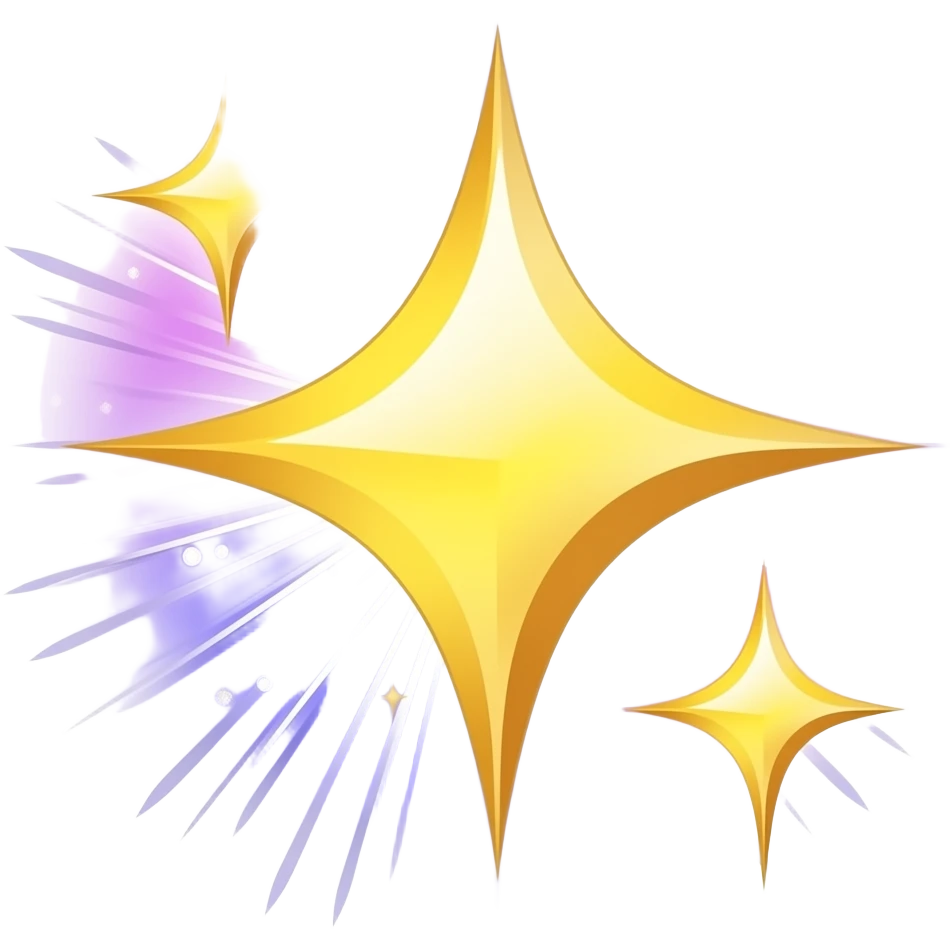 Sparkles emoji