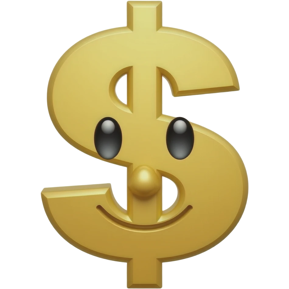 Face dollar emoji