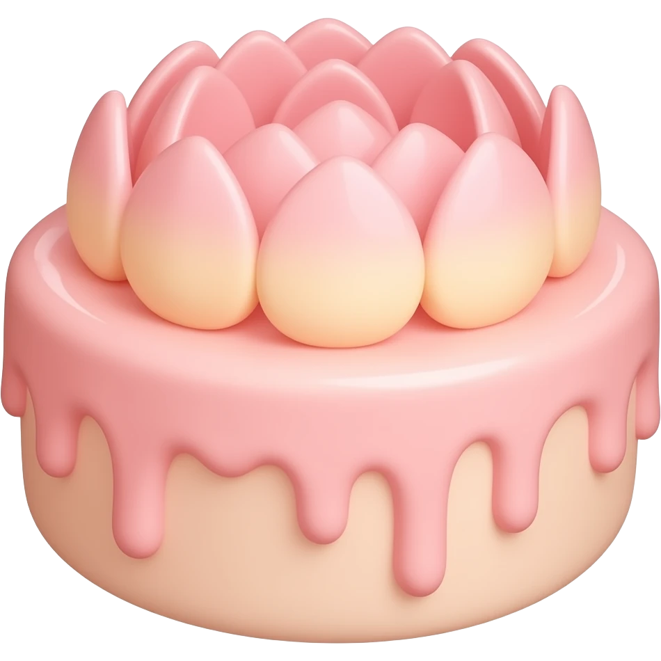 сладкие полупрозрачные лепестки для торта emoji