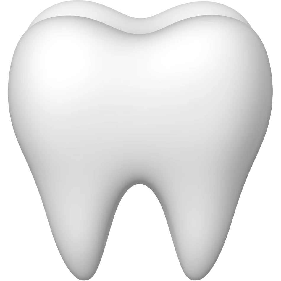 Tooth emoji