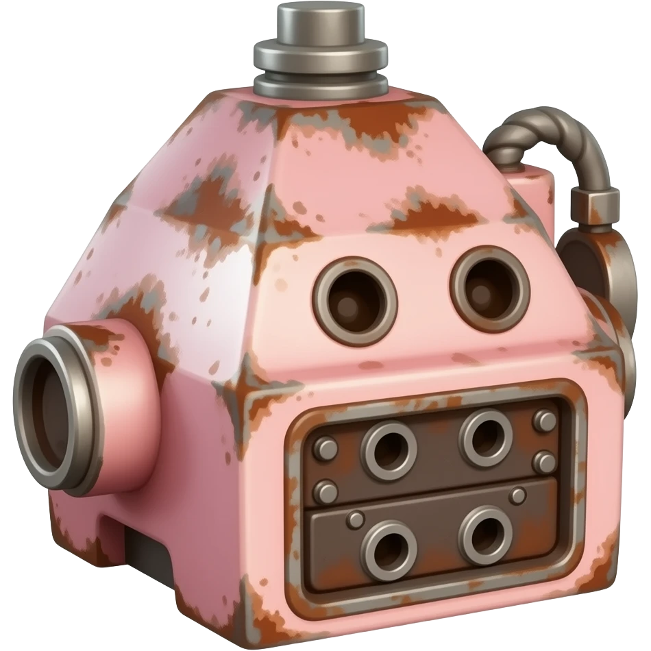 Розовая груховая машина emoji