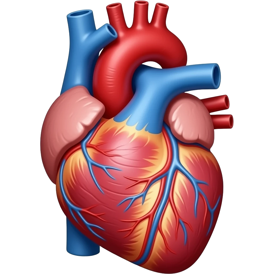 Make a human real heart emoji