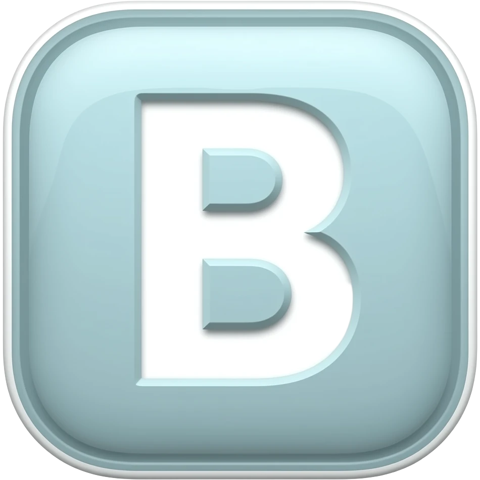 B emoji