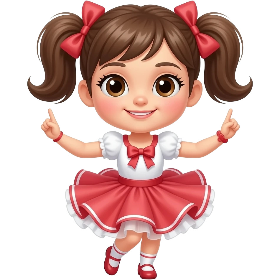 بنت ترقص emoji