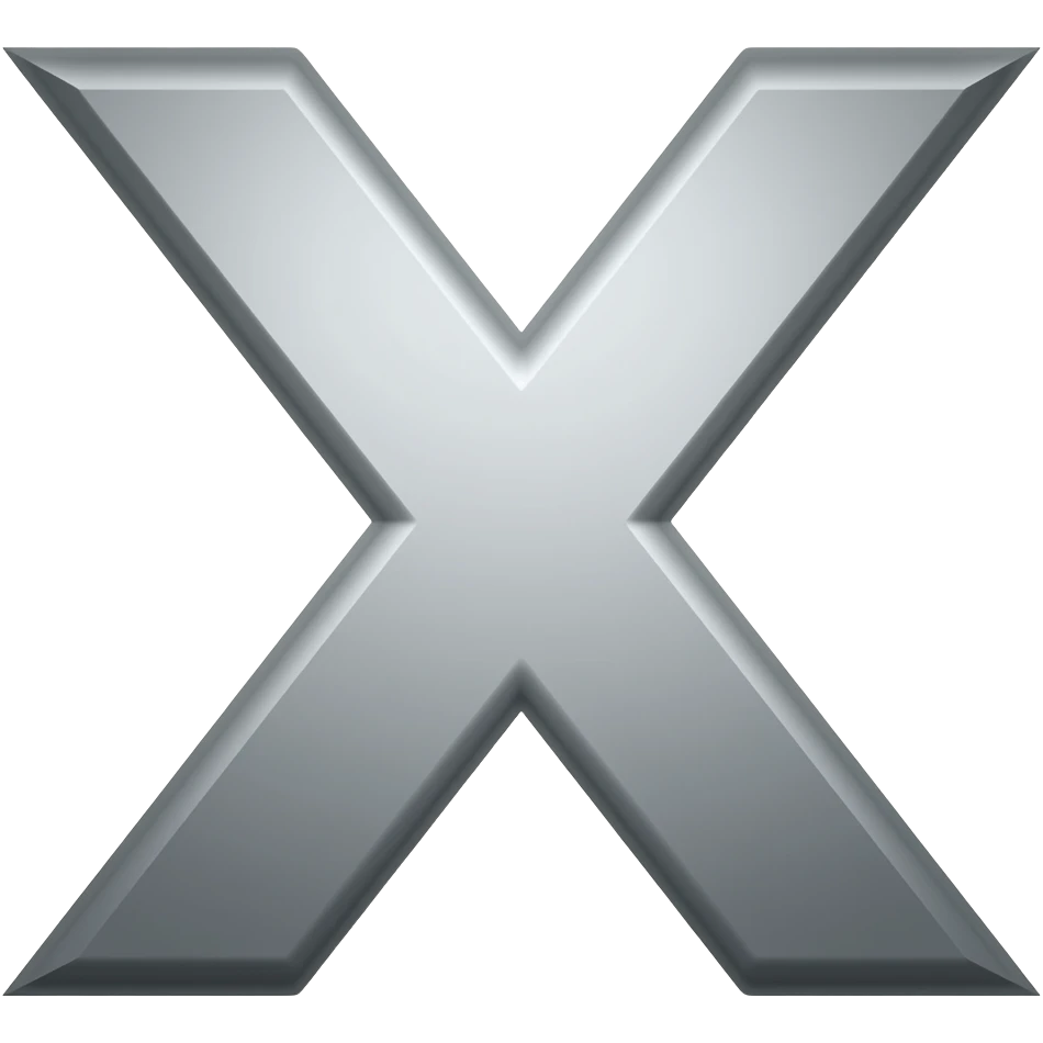 Twitter X emoji