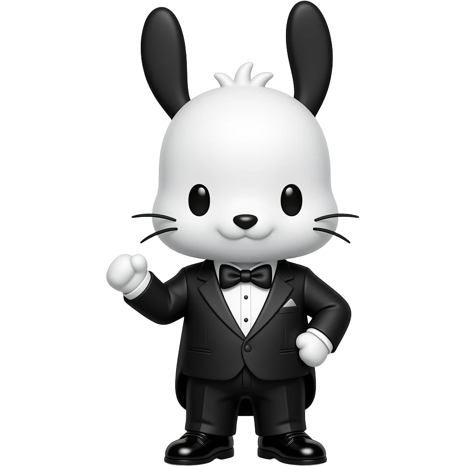 Pochacco with tux emoji