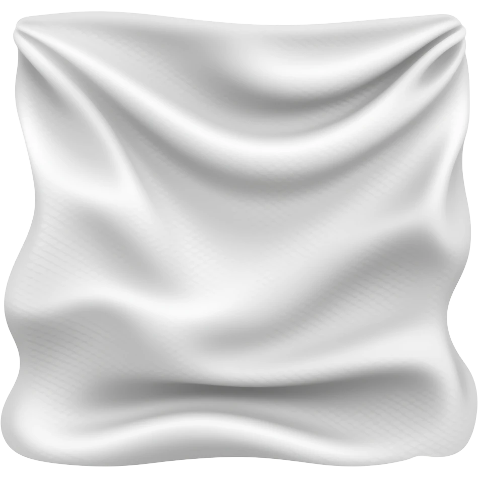 White silk emoji
