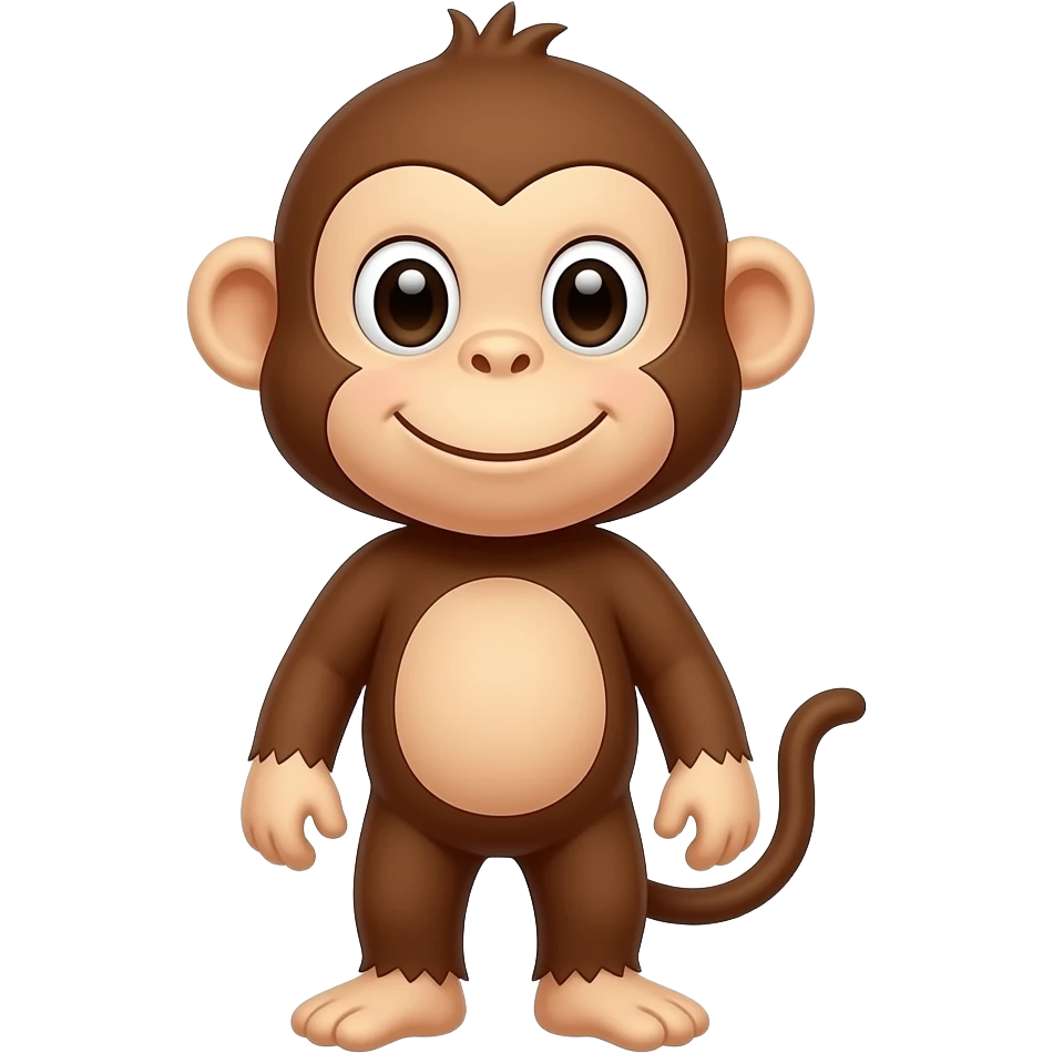 Cartoon Monkey emoji