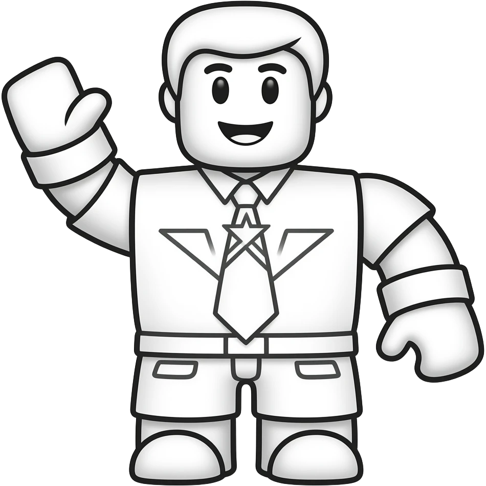 Roblox para colorir logo emoji