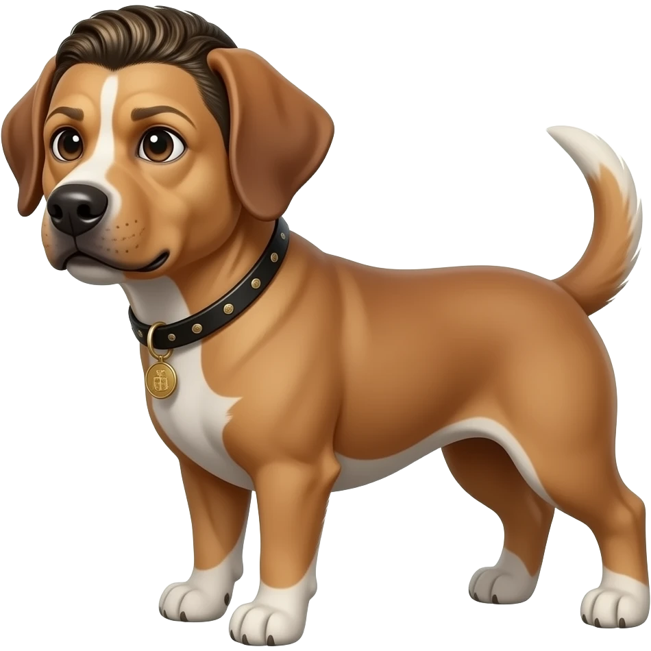 PUT A DOG BODY AND RONALDO AS THE FACE emoji