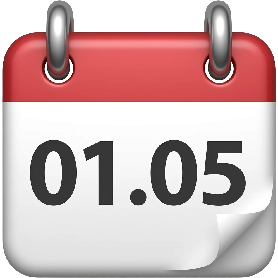 01.05 date emoji