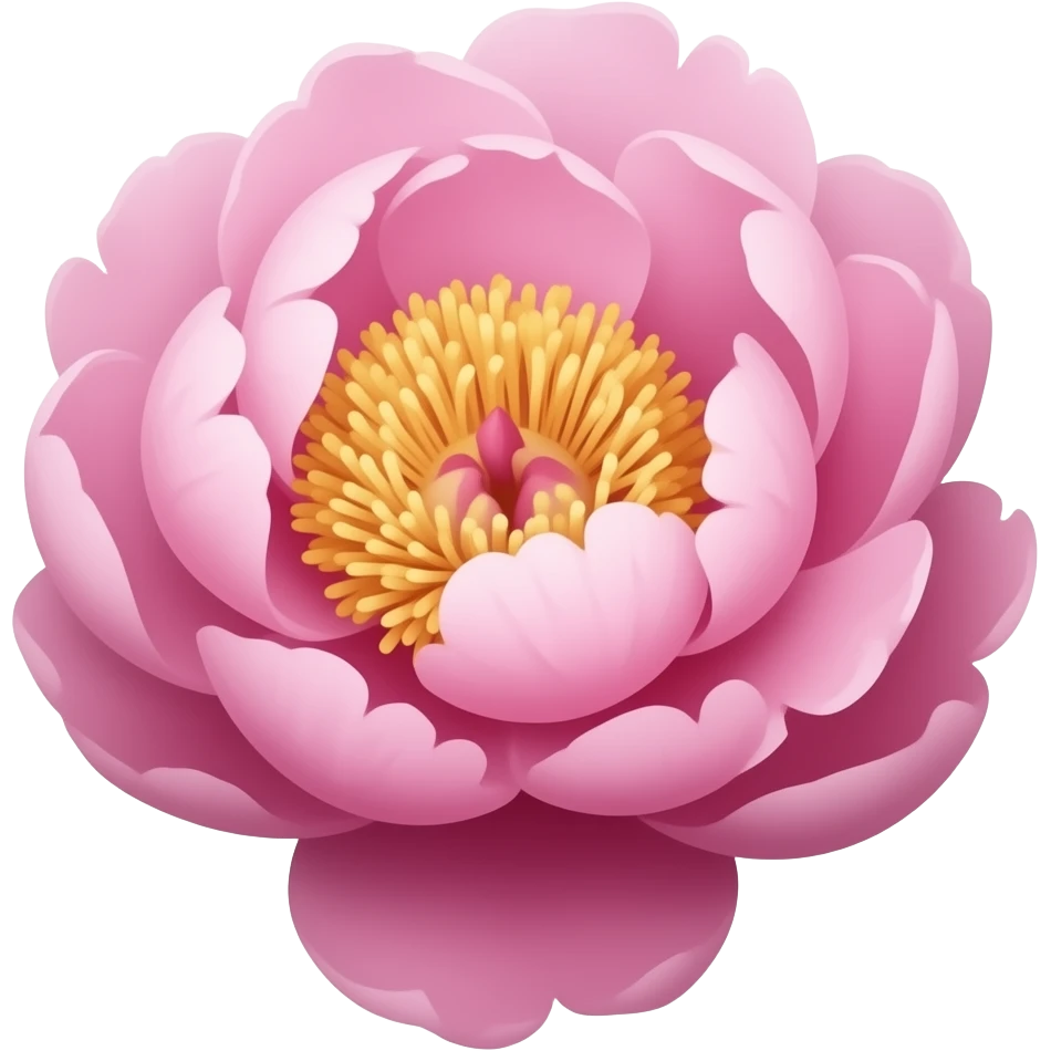 Peony emoji