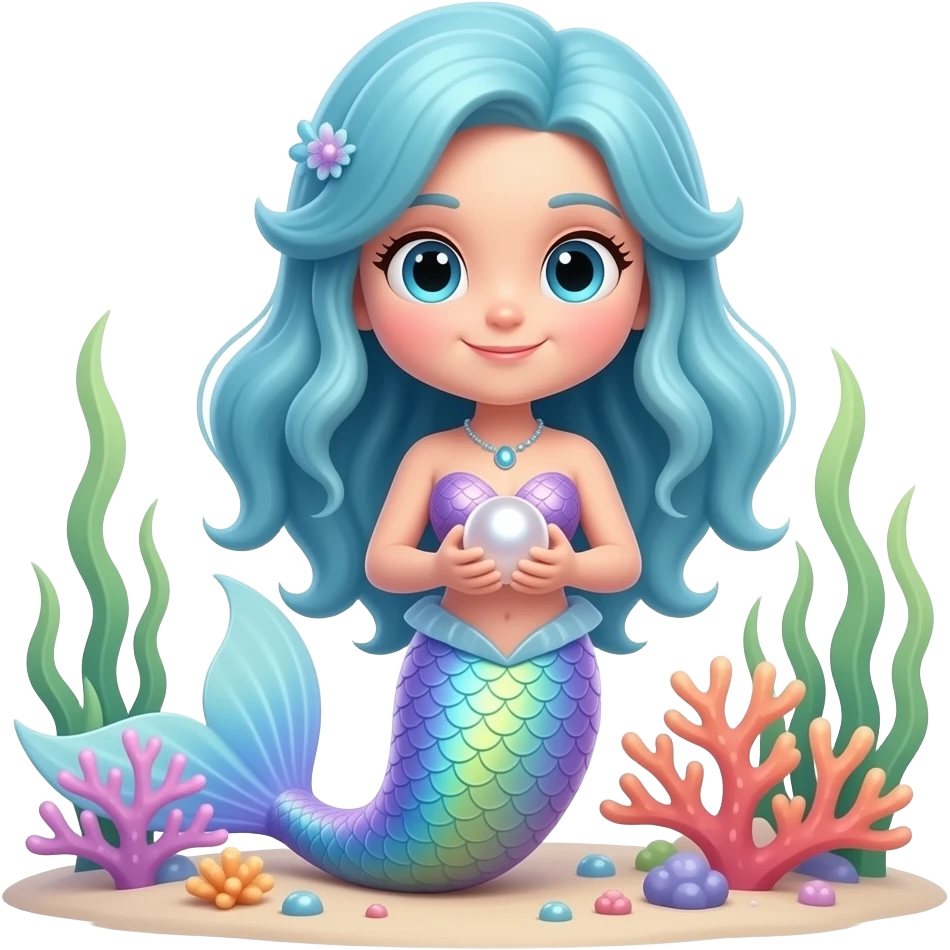 mermaid 3d emoji