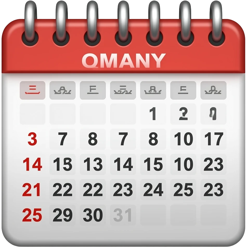 minecraft calendar emoji