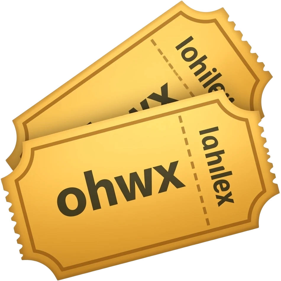TICKET emoji