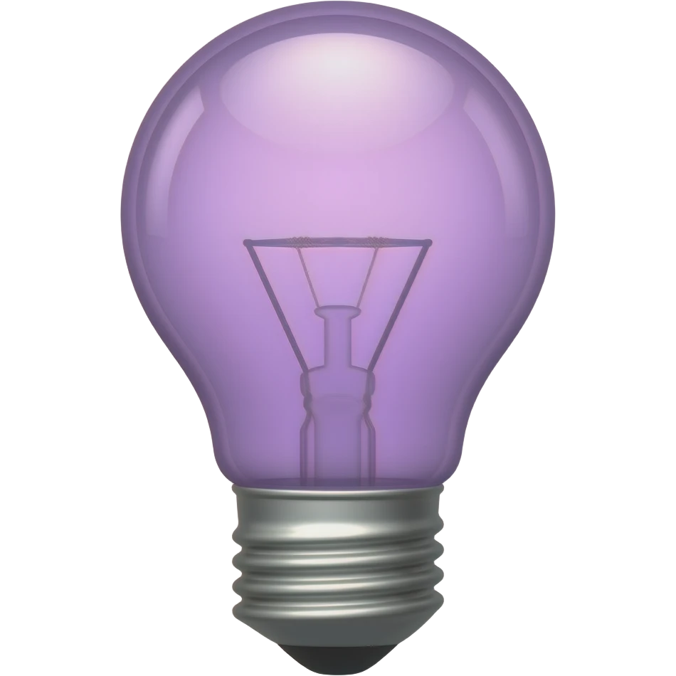 foco morado emoji
