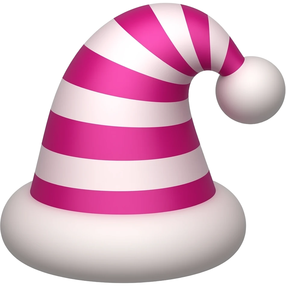 Розовая праздничная шляпа emoji