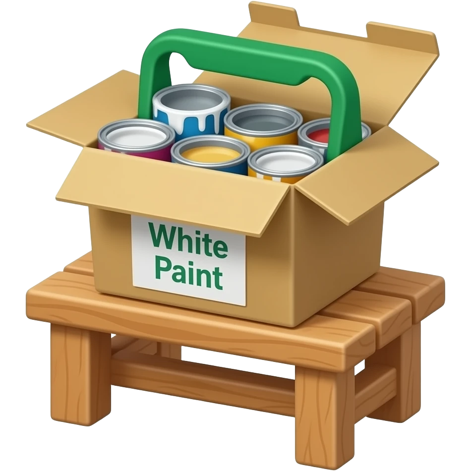 wall paint box emoji