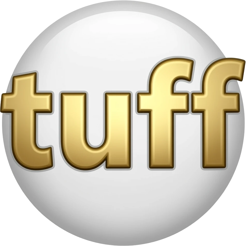 text saying tuff emoji