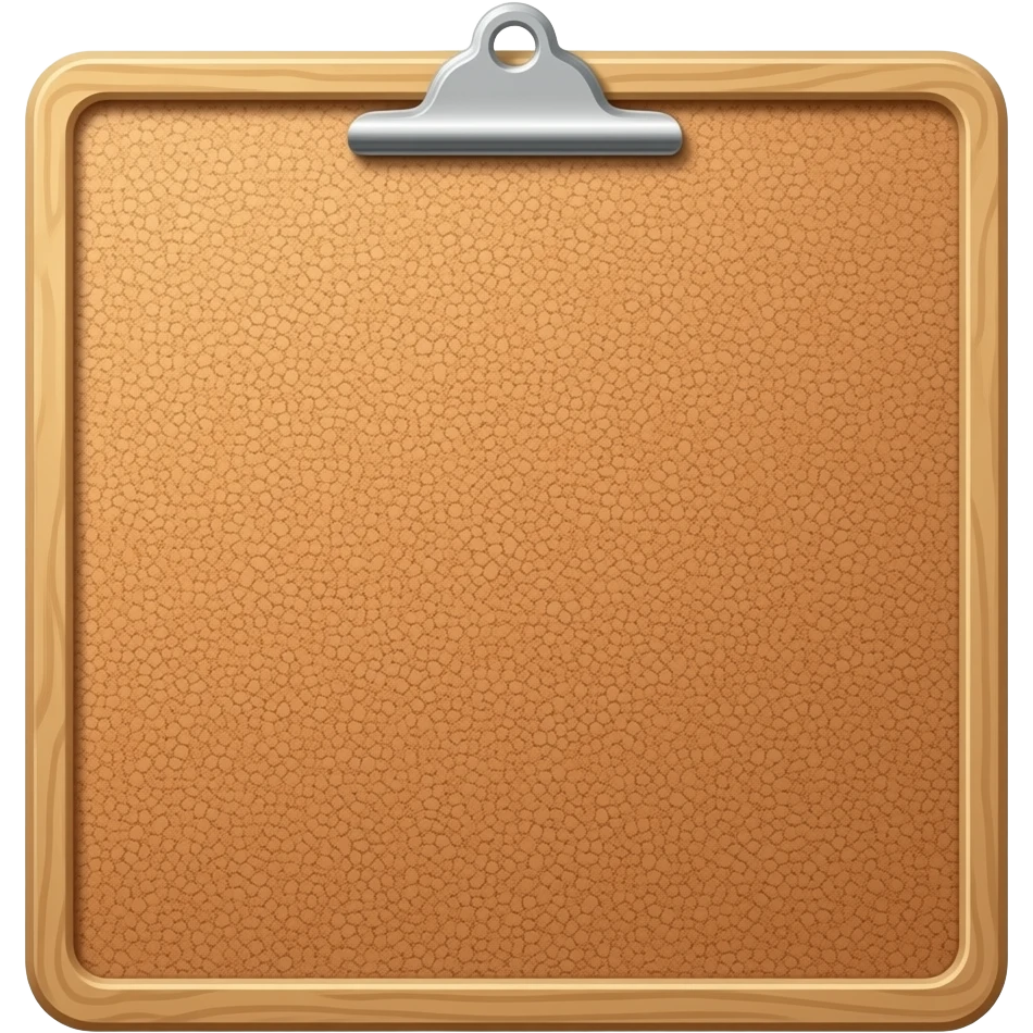 Cork board emoji