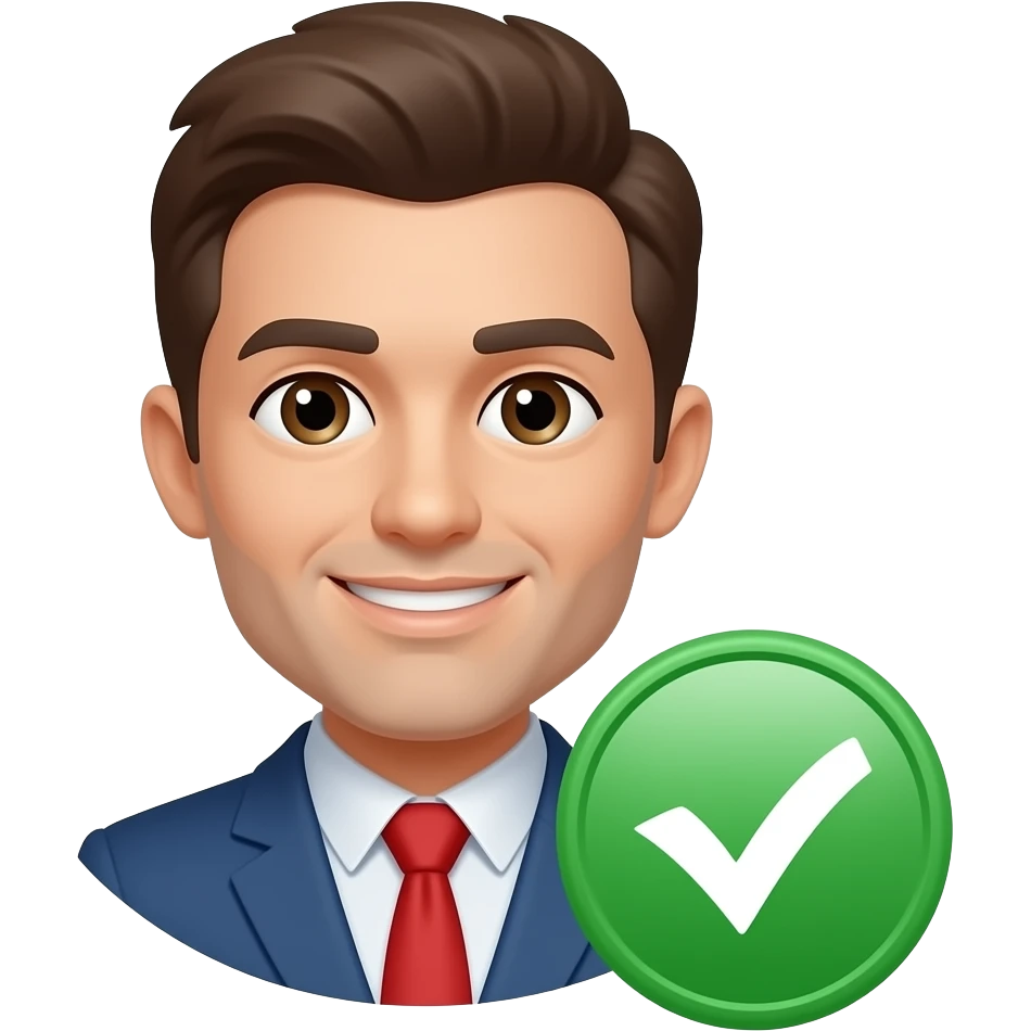 Verificación de influencer emoji