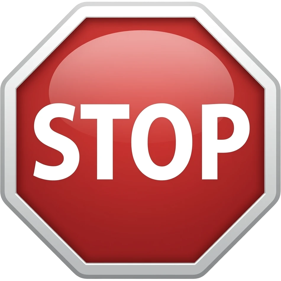 stop AI emoji