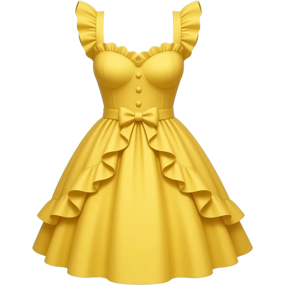 Vestido amarillo emoji