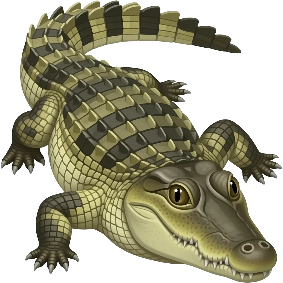 Gharial crocodile emoji