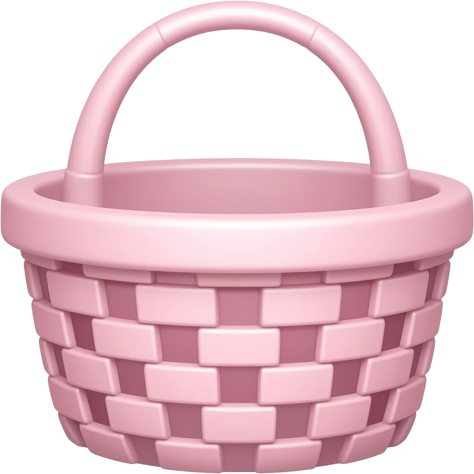 Нежно-розовая 🧺 emoji