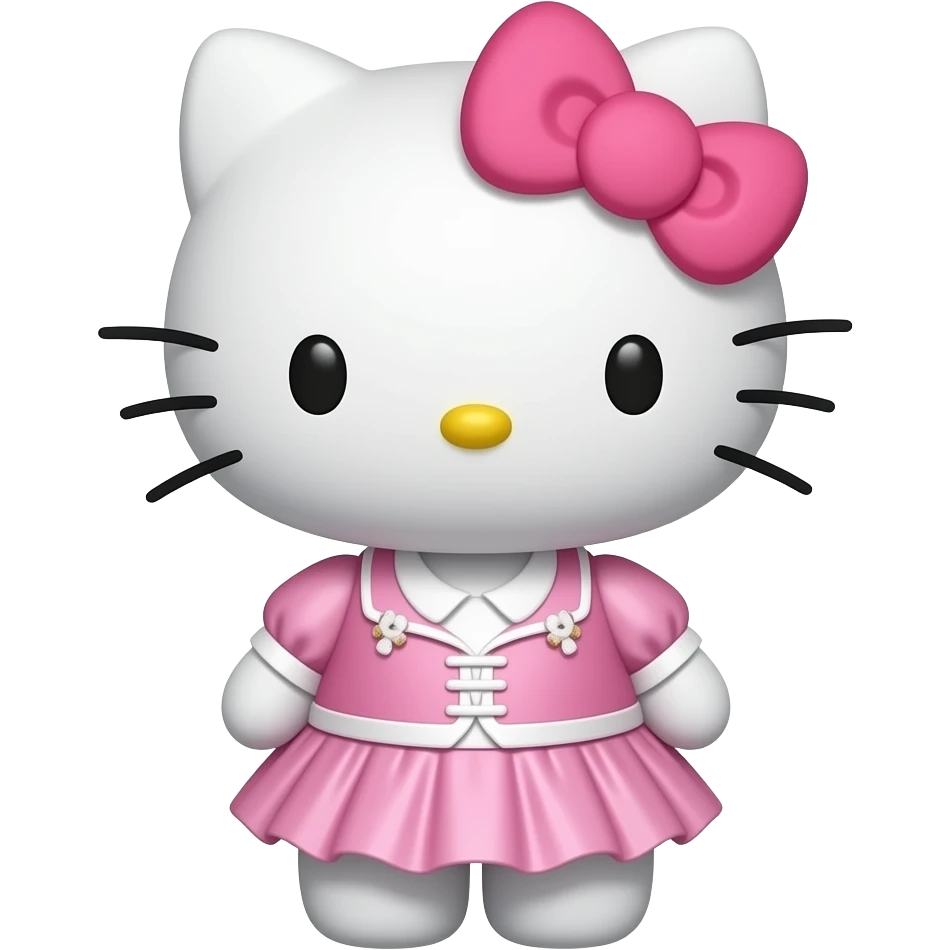ช่วยทำ hello kitty ใส่ชุดสุดเซ็กซี่ได้ไหม emoji