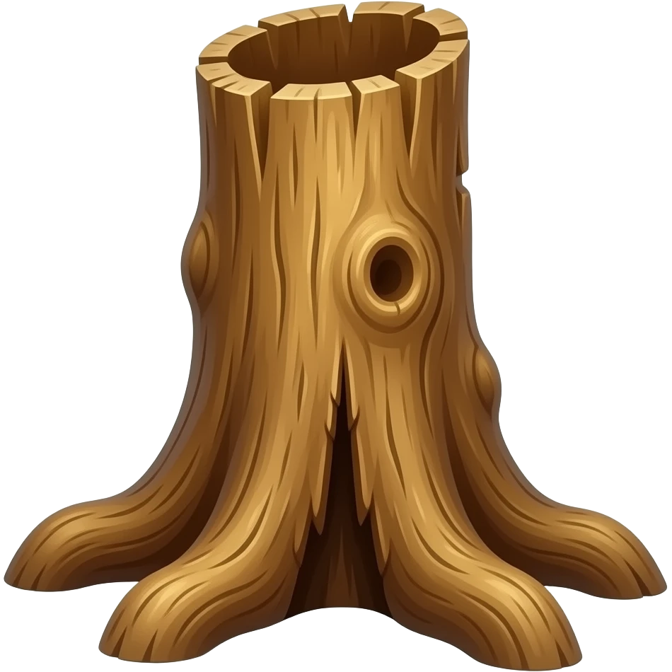 Long tree trunk emoji