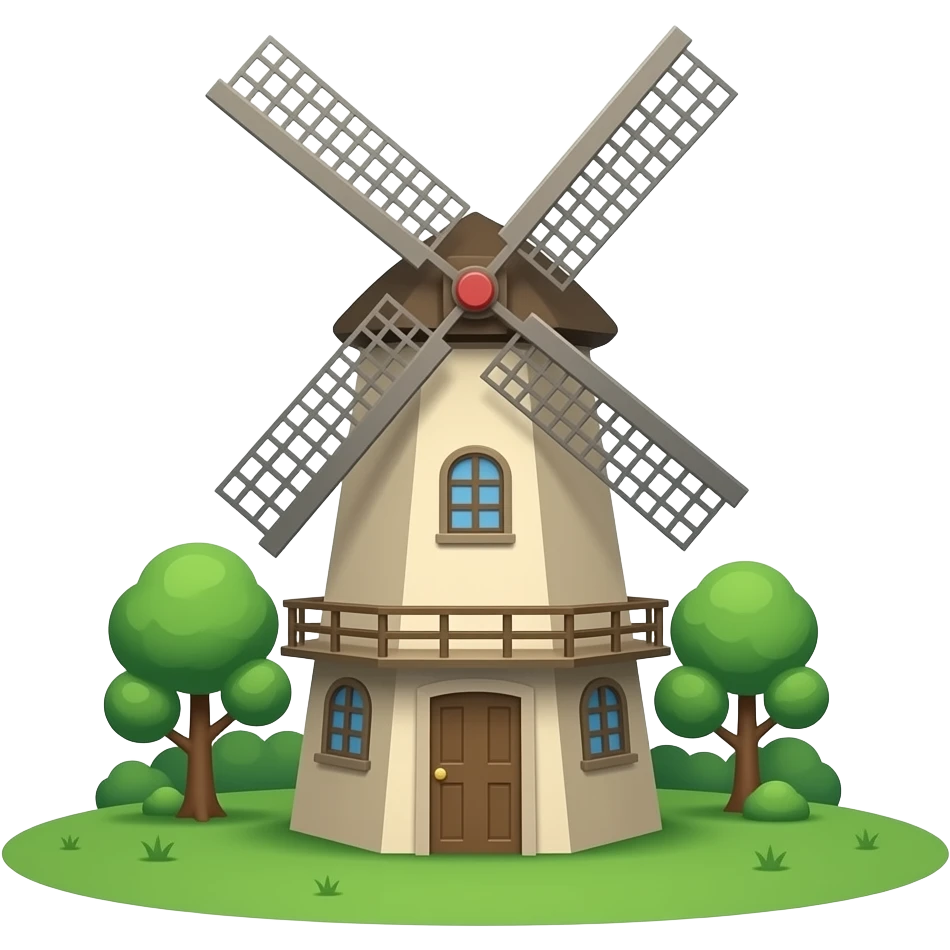 Wind mill emoji