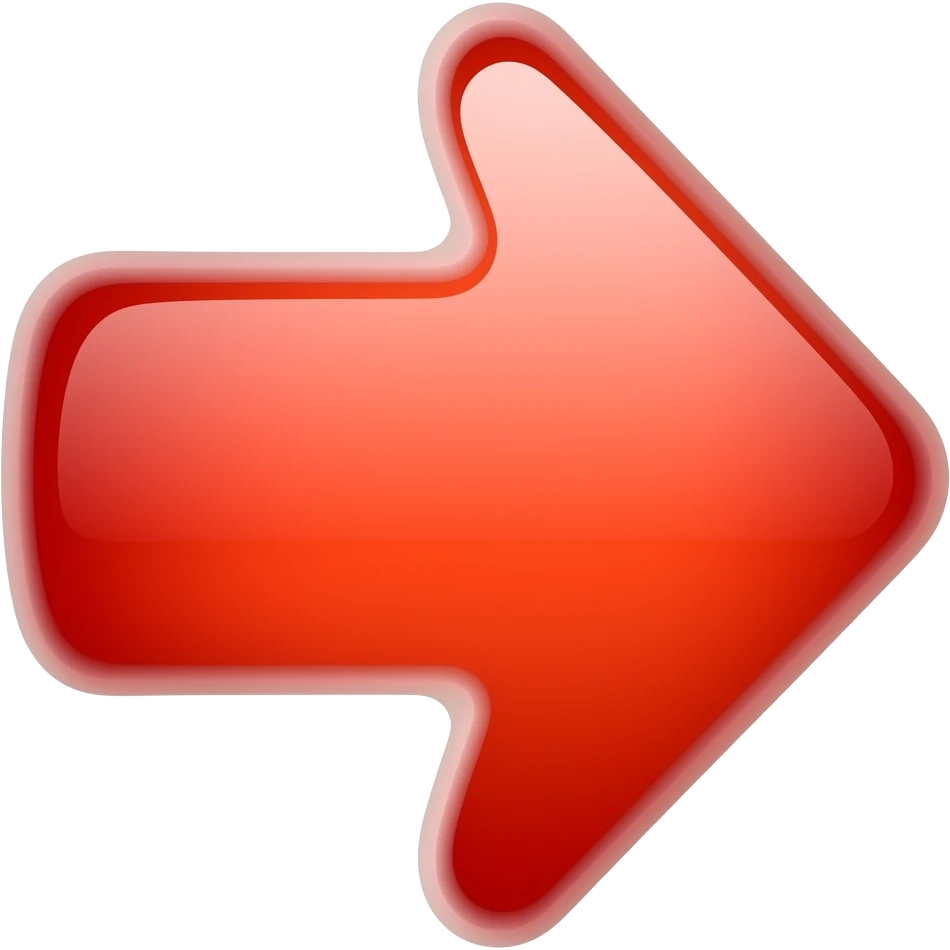 rounded arrow red with gradient emoji