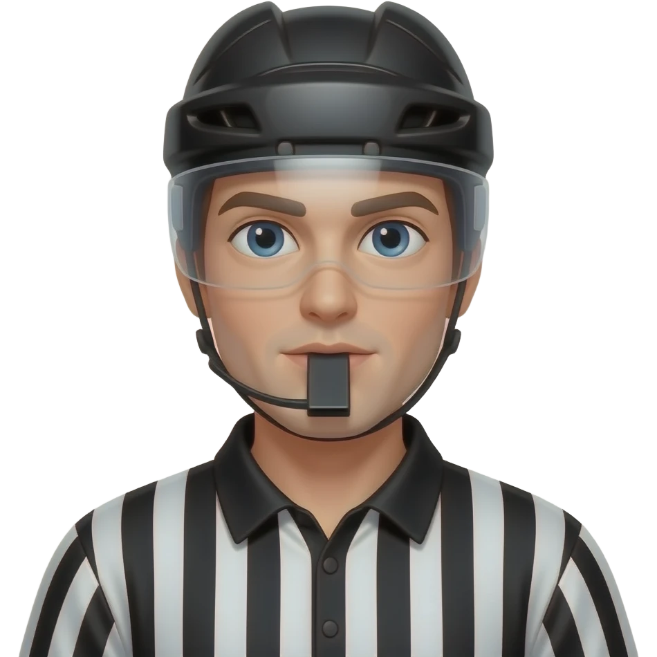 Hockey ref emoji
