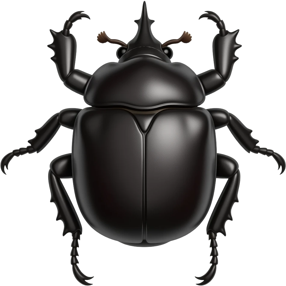 Rhinoceros beetle emoji