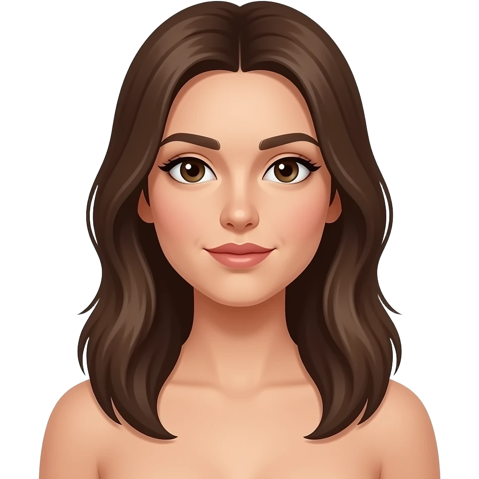 المرأة العارية emoji