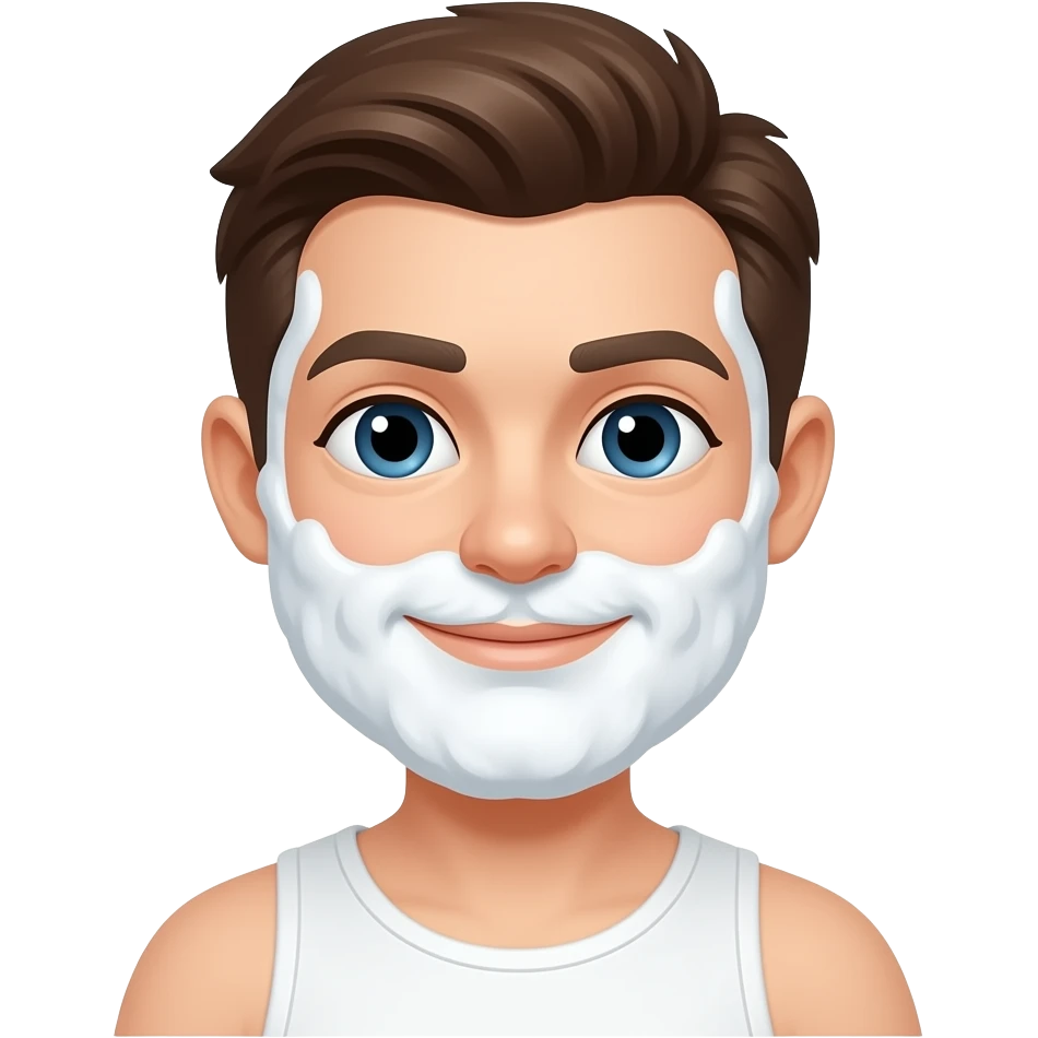 shaving leg by patient emoji