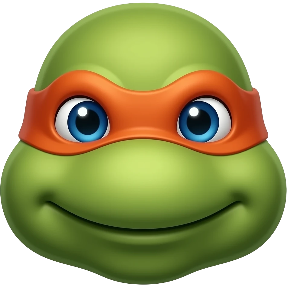 Donatello Ninja Turtle head emoji