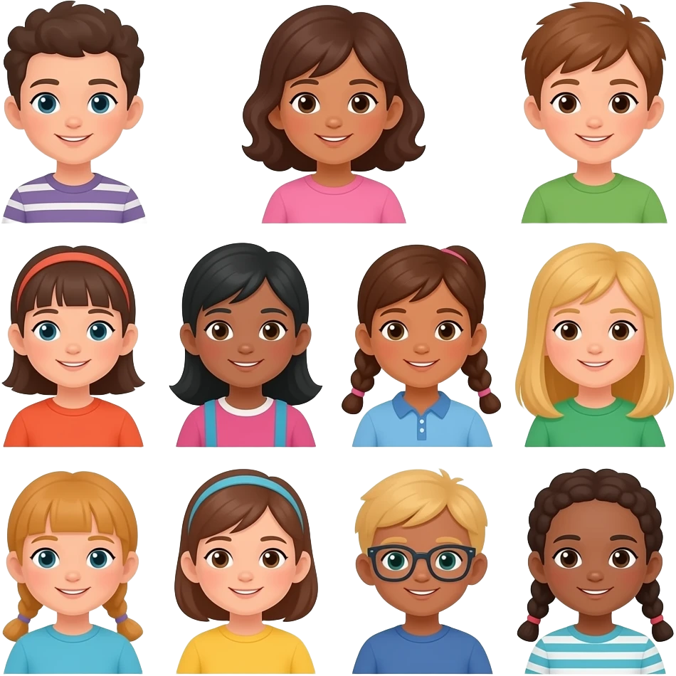 Статева належність дітей emoji