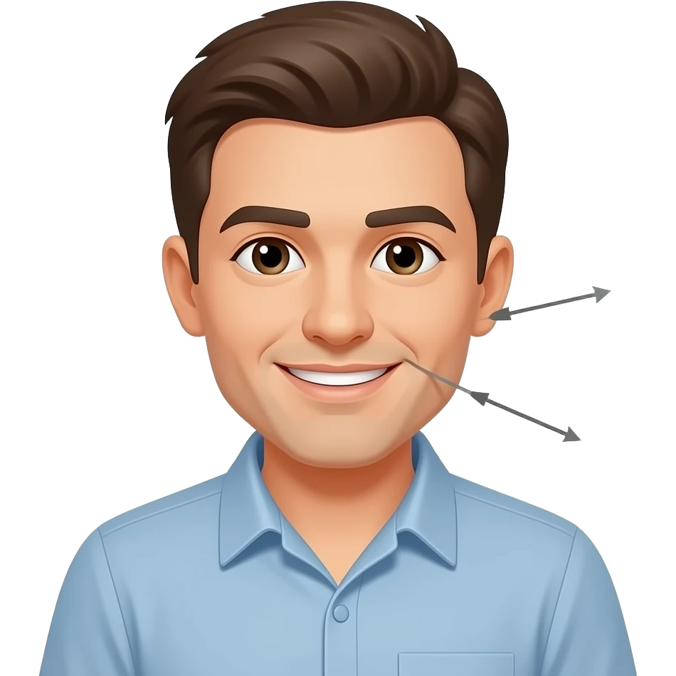 Make this emoji right sign thin and normal emoji