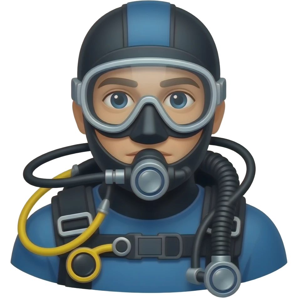 The scuba me emoji