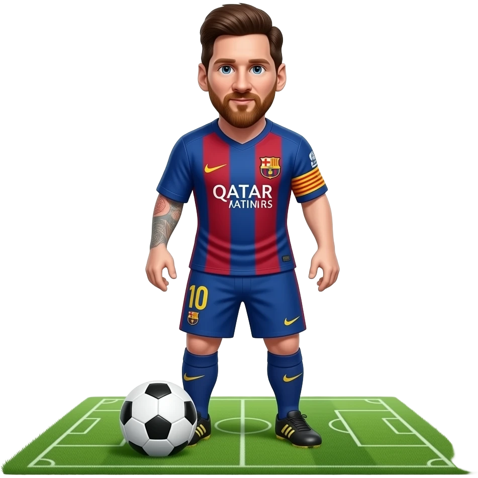 stylish, football, messi emoji