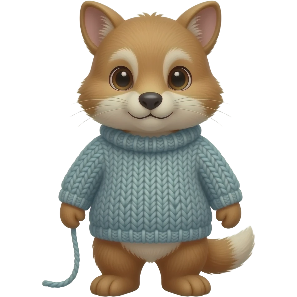 animals knitting emoji