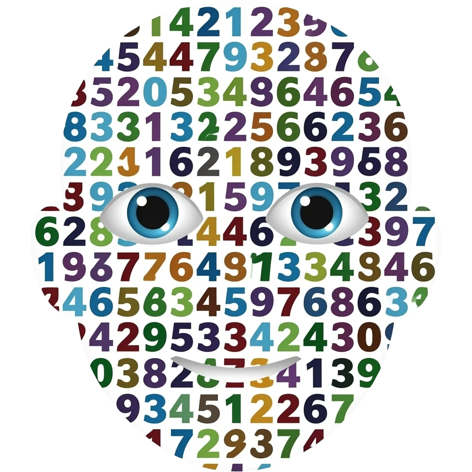 Number face emoji