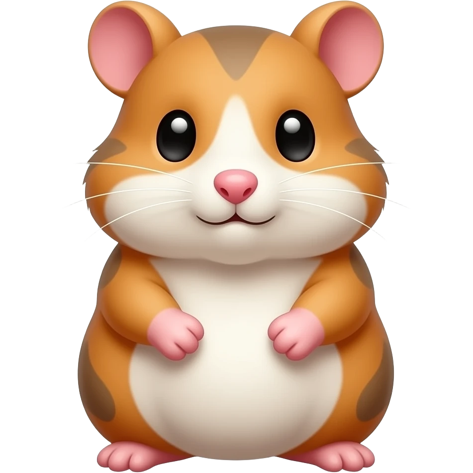 Hamster tatlı farklı emoji