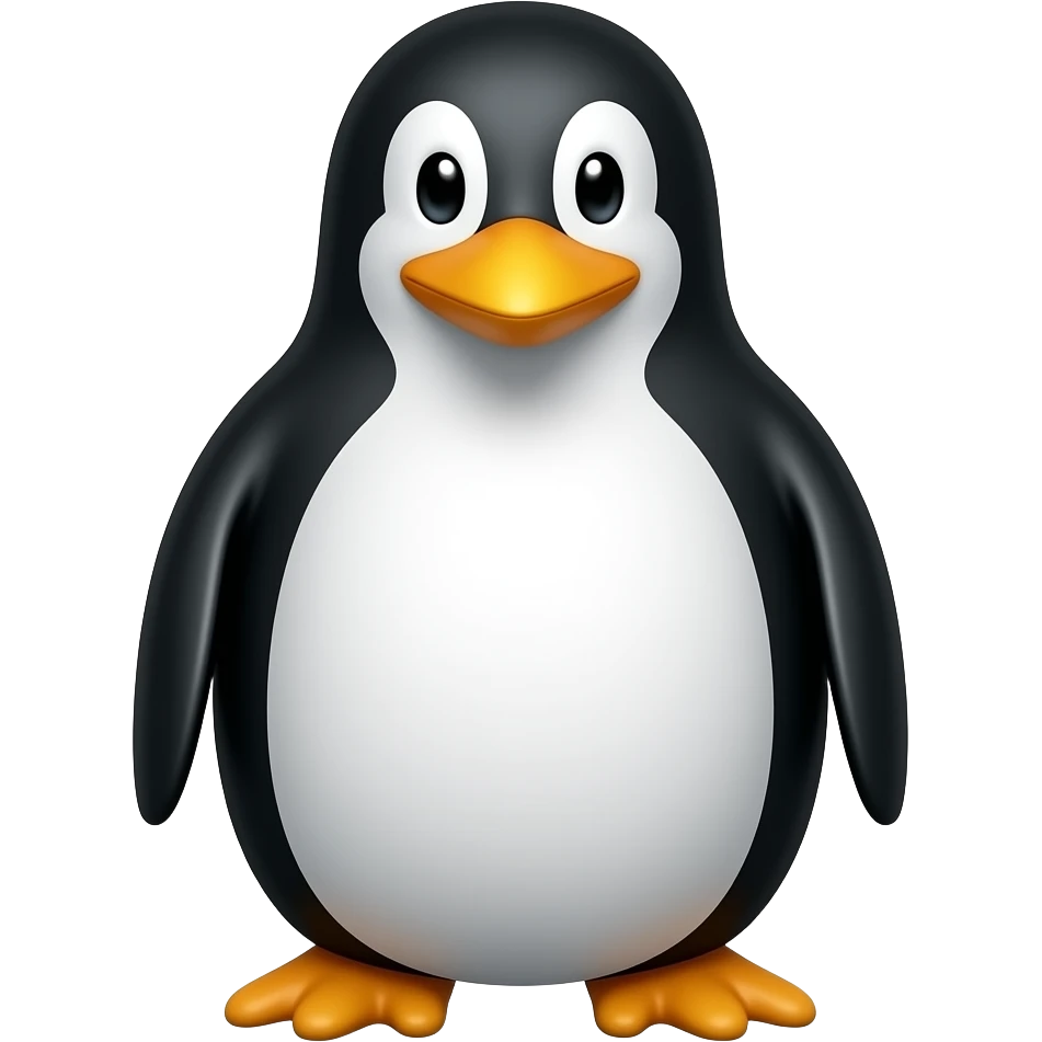 tux the linux penguin emoji